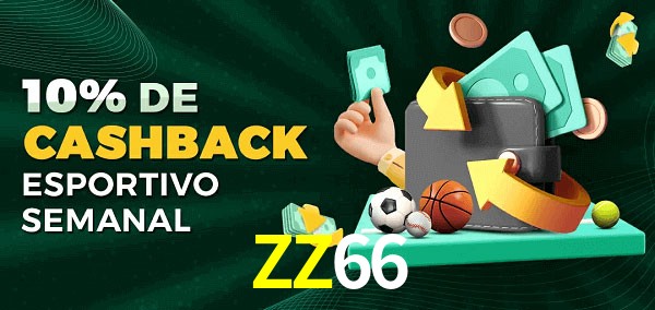 10% de bônus de cashback na ZZ66